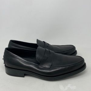 Tods Penny Loafer Mens 10.5 Black